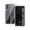 Newface Samsung Galaxy S25 Edge Kılıf Lüx Şeffaf Silikon