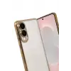 Newface Samsung Galaxy S25 Edge Razer Lensli Silikon - Gold