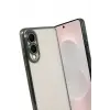 Newface Samsung Galaxy S25 Edge Razer Lensli Silikon - Yeşil