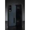 Newface Samsung Galaxy S25 Edge Sara Kartvizitli Deri Kılıf - Taba