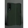 Newface Samsung Galaxy S25 Edge Trend S Plus Kapaklı Kılıf - Koyu Yeşil