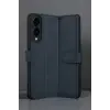 Newface Samsung Galaxy S25 Edge Trend S Plus Kapaklı Kılıf - Lacivert