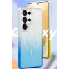 Newface Samsung Galaxy S25 Plus Pummel Shiny Magsafe Kapak - Mavi