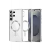 Newface Samsung Galaxy S26 Ultra Kross Magneticsafe Kapak - Gümüş