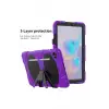 Newface Samsung Galaxy T500 Tab A7 10.4 Kılıf Griffin Tablet Kapak - Mor