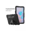 Newface Samsung Galaxy T500 Tab A7 10.4 Kılıf Griffin Tablet Kapak - Siyah