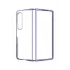 Newface Samsung Galaxy Z Fold 4 Kılıf Fold Element Kapak - Mor