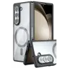 Newface Samsung Galaxy Z Fold 5 Kılıf Blur Fold Magsafe Kapak - Siyah