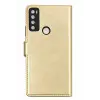 Newface TCL 20 SE Trend S Plus Kapaklı Kılıf - Gold