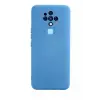 Newface Tecno Camon 16 Kılıf Nano içi Kadife Silikon - Mavi