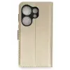 Newface Tecno Camon 20 Prime Trend S Plus Kapaklı Kılıf - Gold