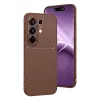 Newface Tecno Camon 50 Pro 5G Auto Focus Karbon Kapak - Kahverengi