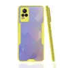 Newface Vivo V21e Kılıf Platin Silikon - Sarı
