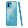 Newface Vivo Y15S Kılıf Platin Silikon - Mavi
