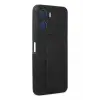 Newface Vivo Y16 Kılıf Mega Standlı Silikon - Siyah