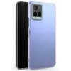 Newface Vivo Y21S Kılıf Lüx Şeffaf Silikon