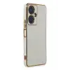 Newface Vivo Y27 Kılıf Volet Silikon - Beyaz