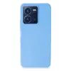 Newface Vivo Y35 Kılıf First Silikon - Mavi