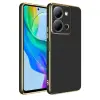 Newface Vivo Y36 Kılıf Volet Silikon - Siyah