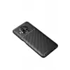 Newface Xiaomi Mi 10T Lite Kılıf Auto Focus Karbon Kapak - Siyah