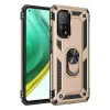 Newface Xiaomi Mi 10T Pro Kılıf Sofya Yüzüklü Silikon Kapak - Gold