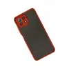 Newface Xiaomi Mİ 11 Lite Kılıf Montreal Silikon Kapak - Kırmızı