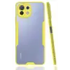 Newface Xiaomi Mİ 11 Lite Kılıf Platin Silikon - Sarı
