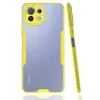 Newface Xiaomi Mİ 11 Lite Kılıf Platin Silikon - Sarı