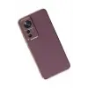 Newface Xiaomi Mi 12T Pro Kılıf Volet Silikon - Mor