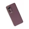 Newface Xiaomi Mi 12T Pro Kılıf Volet Silikon - Mor