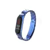 Newface Xiaomi Mi Band 4 Metal Baklalı Kordon - Mavi