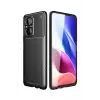 Newface Xiaomi Poco M5 Kılıf Auto Focus Karbon Kapak - Siyah
