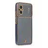 Newface Xiaomi Poco M5 Kılıf Liva Lens Silikon - Mavi