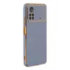 Newface Xiaomi Poco X4 Pro 5G Kılıf Volet Silikon - Mavi