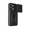 Newface Xiaomi Poco X8 Pro Max Pars Lens Yüzüklü Silikon - Siyah