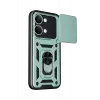 Newface Xiaomi Poco X8 Pro Max Pars Lens Yüzüklü Silikon - Yeşil