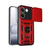 Newface Xiaomi Poco X8 Pro Pars Lens Yüzüklü Silikon - Kırmızı