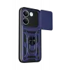 Newface Xiaomi Poco X8 Pro Pars Lens Yüzüklü Silikon - Lacivert