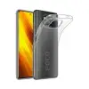 Newface Xiaomi Pocophone X3 Kılıf Lüx Şeffaf Silikon
