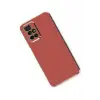 Newface Xiaomi Redmi 10 2022 Kılıf Volet Silikon - Kırmızı