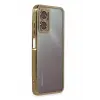 Newface Xiaomi Redmi 10 5G Kılıf Razer Lensli Silikon - Gold