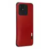 Newface Xiaomi Redmi 10C Kılıf Loop Deri Silikon - Kırmızı
