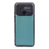 Newface Xiaomi Redmi 10C Kılıf Razer Lensli Silikon - Mor
