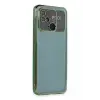 Newface Xiaomi Redmi 10C Kılıf Razer Lensli Silikon - Yeşil