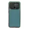 Newface Xiaomi Redmi 10C Kılıf Razer Lensli Silikon - Yeşil