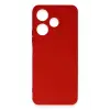 Newface Xiaomi Redmi 13 4G Kılıf First Silikon - Kırmızı