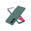 Newface Xiaomi Redmi 13C Kılıf First Silikon - Koyu Yeşil