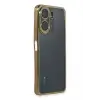Newface Xiaomi Redmi 13C Kılıf Razer Lensli Silikon - Gold