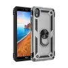 Newface Xiaomi Redmi 7A Kılıf Sofya Yüzüklü Silikon Kapak - Gümüş
