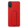 Newface Xiaomi Redmi 9A Kılıf Mega Standlı Silikon - Kırmızı